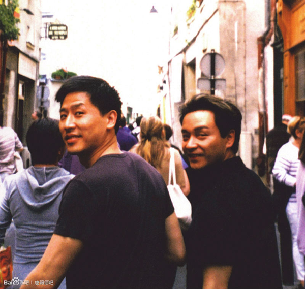 Leslie Cheung (R) and Daffy Tong